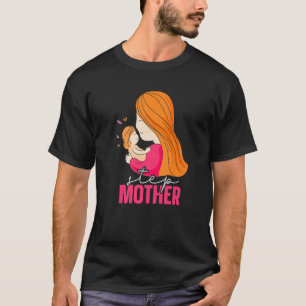 T-shirt Stepmère Fille Stepmaman Fête des Mères Garçon Mam