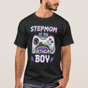 T-shirt Stepmere Of Birthday Boy Video Jeu B Day Top G