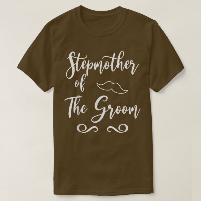 T-shirt Stepmother of Groom & Bride Wedding Matching  (Design devant)