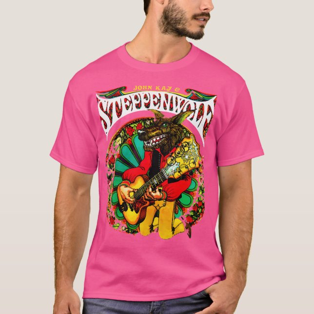 T-shirt Steppenwolf Actres Band Rock 90Art (Devant)
