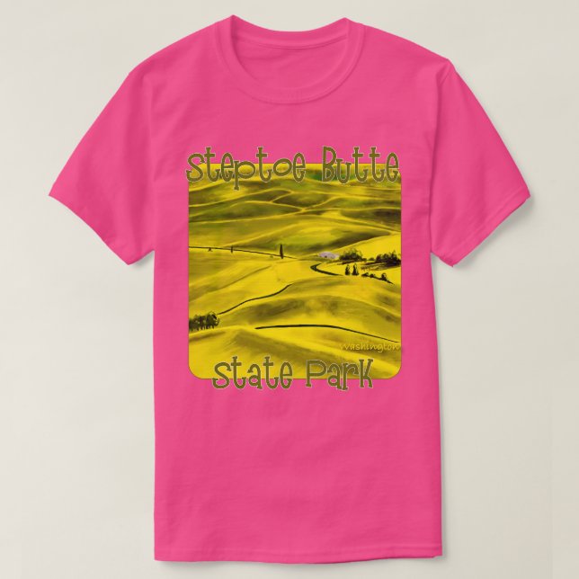 T-shirt Steptoe Butte State Park Washington (Design devant)