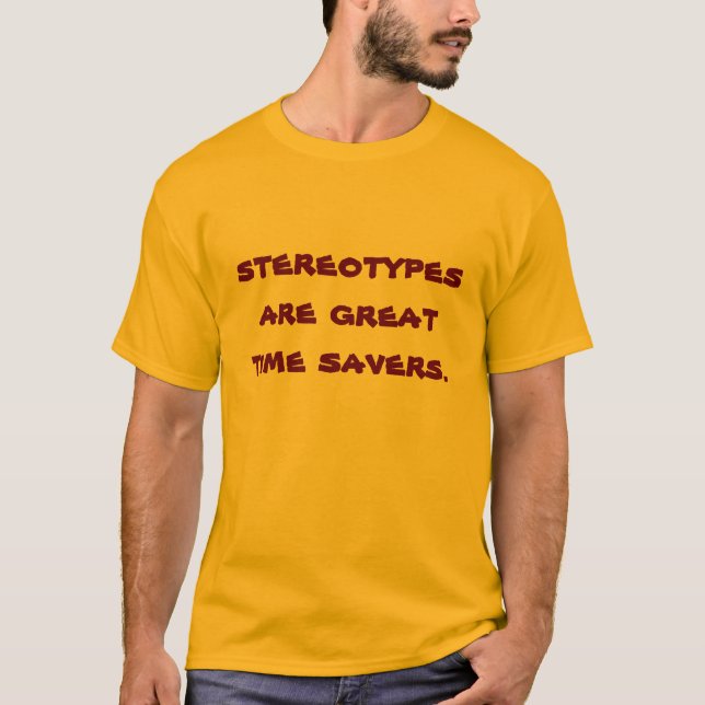 T-shirt stéréotypes (Devant)