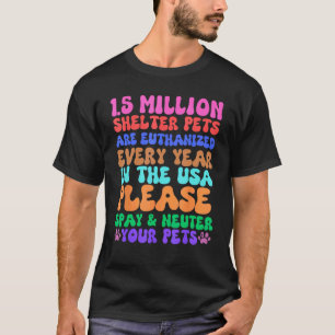 T-shirt Stériliser castrer animaux refuge vétérinaire chie