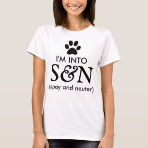 T-shirt Stérilisez et changez les animaux familiers