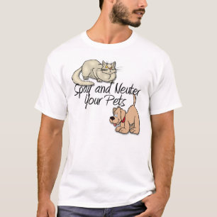 T-shirt Stérilisez et changez vos animaux familiers