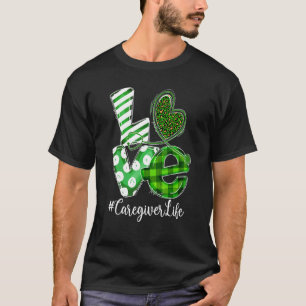 T-shirt Stethoscope Amour Soignant Imprimé Léopard Saint-P