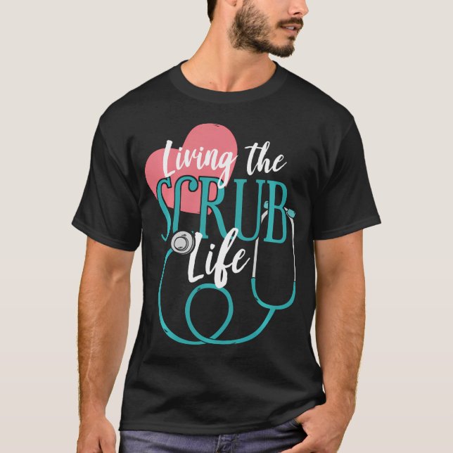 T-shirt Stéthoscope assistant de docteur d'idée (Devant)