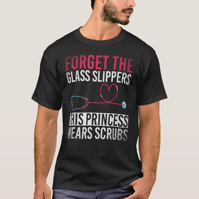 T-shirt Stethoscope Coeur Médicale Soins de santé Funny (Devant)