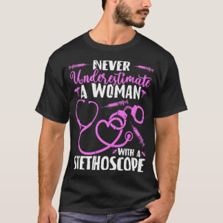 T-shirt Stéthoscope des soins infirmiers médico-légaux Inf