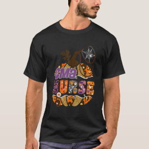 T-shirt Stéthoscope d'infirmière CMA Léopard Halloween Cit