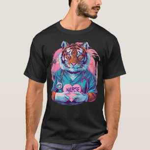 T-shirt Stéthoscope infirmière de soins de santé docteur t