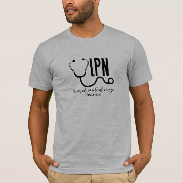 T-shirt Stéthoscope pratique pour infirmière autorisée pou (Devant)