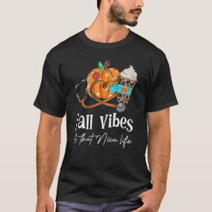 T-shirt Stethoscope Pumkin Appelez Viandes Que NICU Vie S'