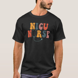 T-shirt Stéthoscope rétro Soins infirmiers néonatals NICU