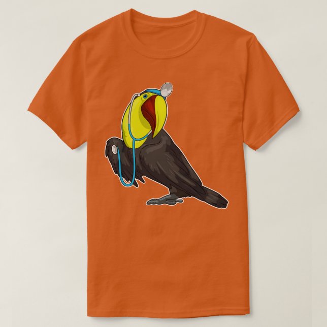 T-shirt Stethoscope Toucan (Design devant)
