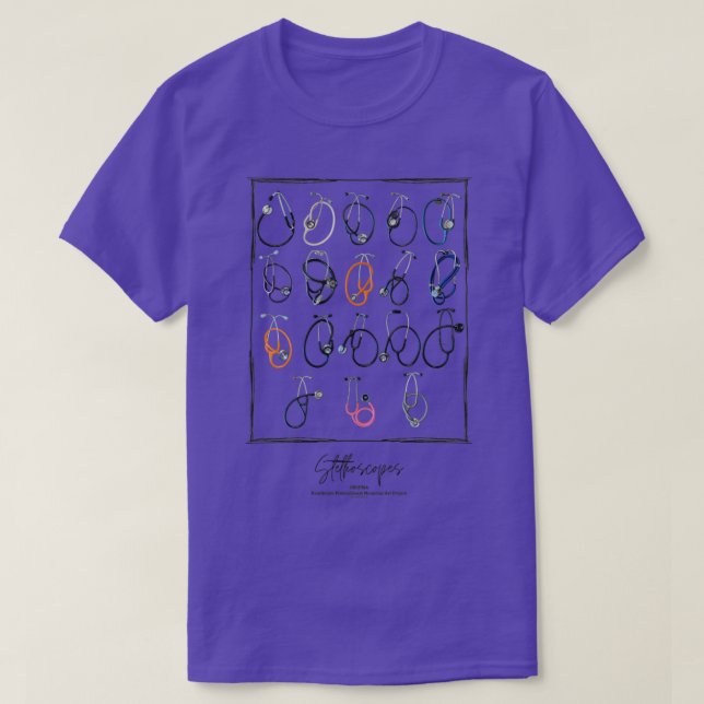 T-shirt Stéthoscopes 1 (Design devant)