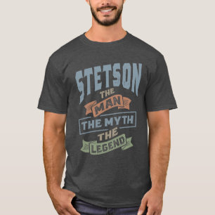 T-shirt Stetson Nom Personnalisé Anniversaire Cadeau