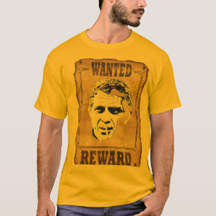T-shirt steve mac queen wanted