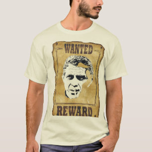 T-shirt steve mac queen wanted