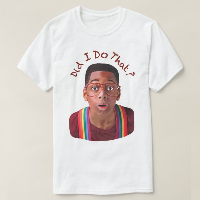 T-shirt Steve Urkel ~Ai-je fait ça ? (Design devant)