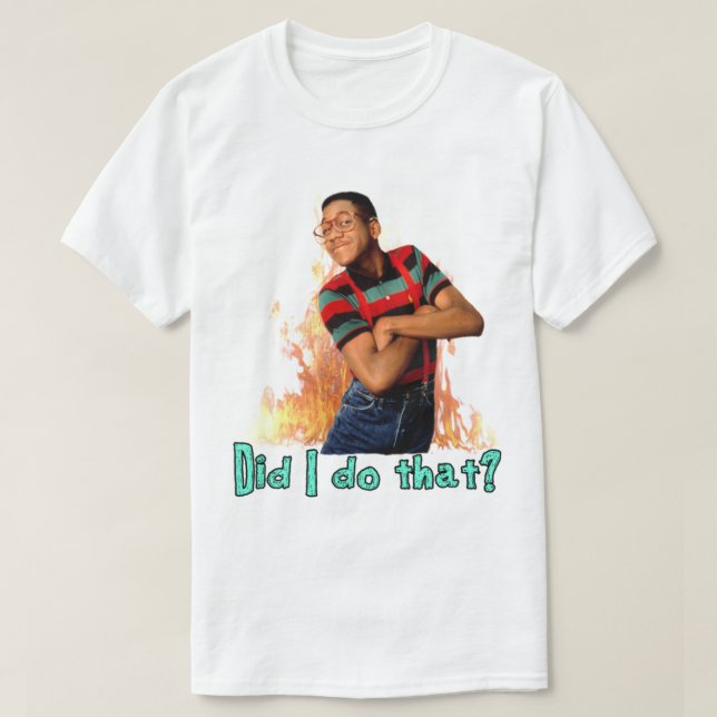 T-shirt Steve Urkel- Ai-je fait ça ? (Design devant)
