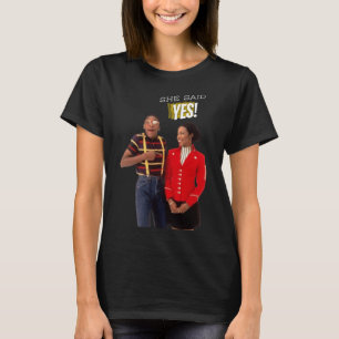 T-shirt Steve Urkel Famille S'Elle A Dit Oui! Autocollant