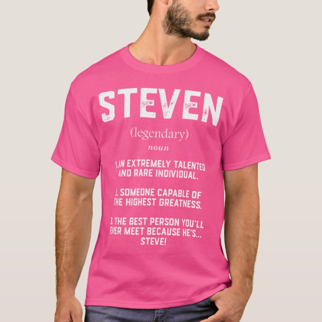 T-shirt Steven Definition Funny Talented Great Steve Cospl (Devant)