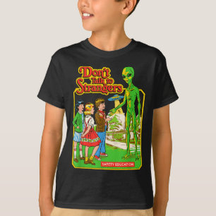 T-shirt Steven Rhodes Ne Parlez Pas Aux Étrangers Alien Ré