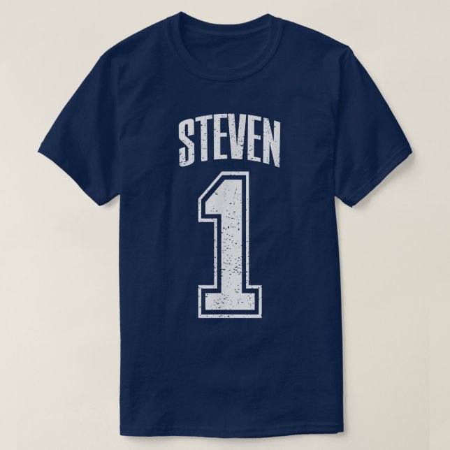 T-shirt Steven Supporter Numéro 1 plus grand ventilateur  (Design devant)