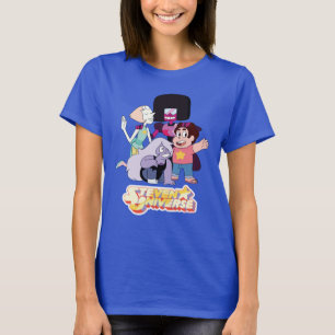 T-shirt Steven Universe   Crystal Gem Group Huddle
