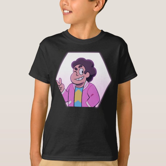 T-shirt Steven Universe | Portrait diamant rose (Devant)