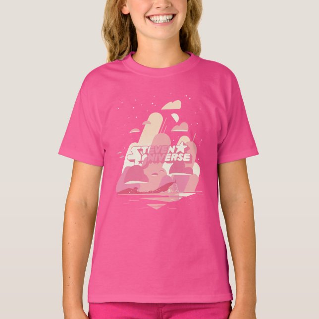 T-shirt Steven Universe | Ville de plage (Devant)