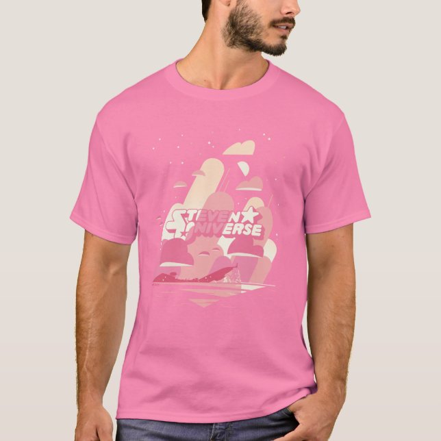T-shirt Steven Universe | Ville de plage (Devant)