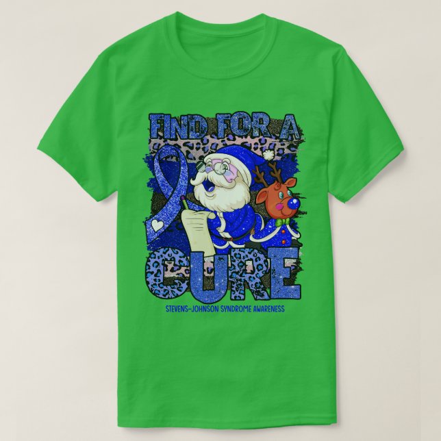 T-shirt Stevens Johnson Syndrome Sensibilisation léopard c (Design devant)