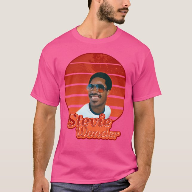 T-shirt Stevie Wonder (Devant)