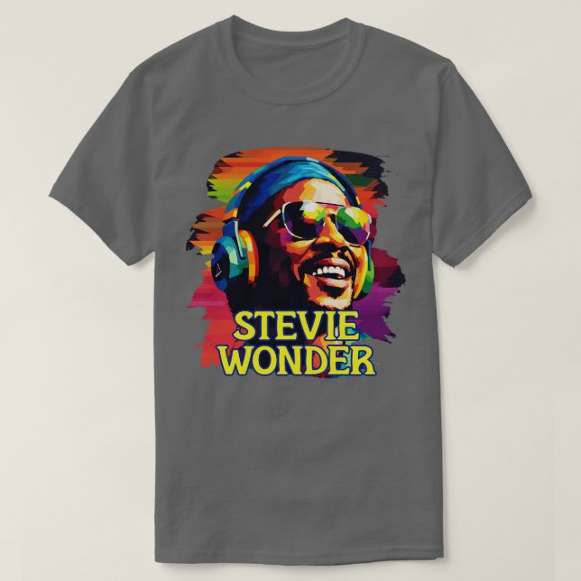 T-shirt Stevie Wonder 8 (Design devant)