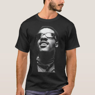 T-shirt Stevie Wonder __ Style demi-ton Vintage __ Art du