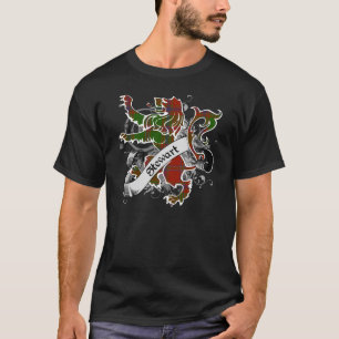 T-shirt Stewart Tartan Lion