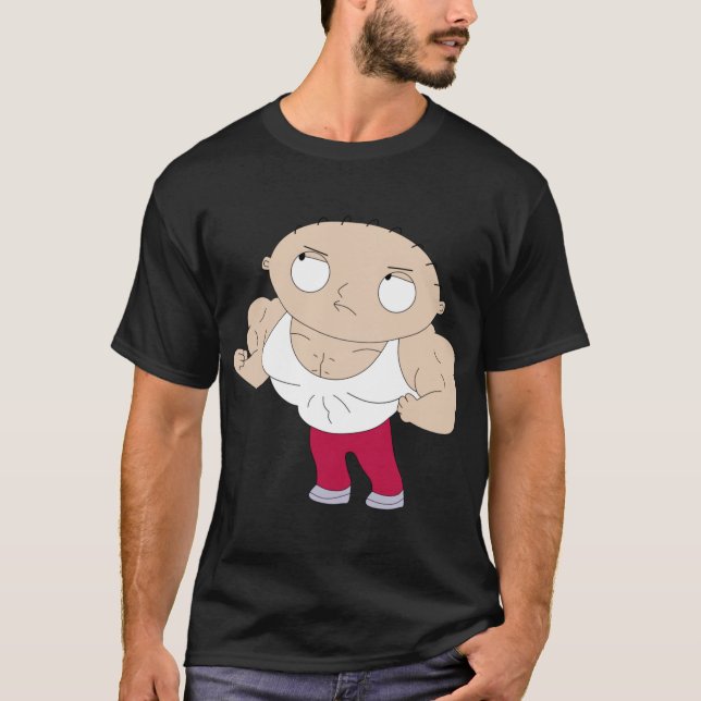 T-shirt Stewie gym friend (Devant)