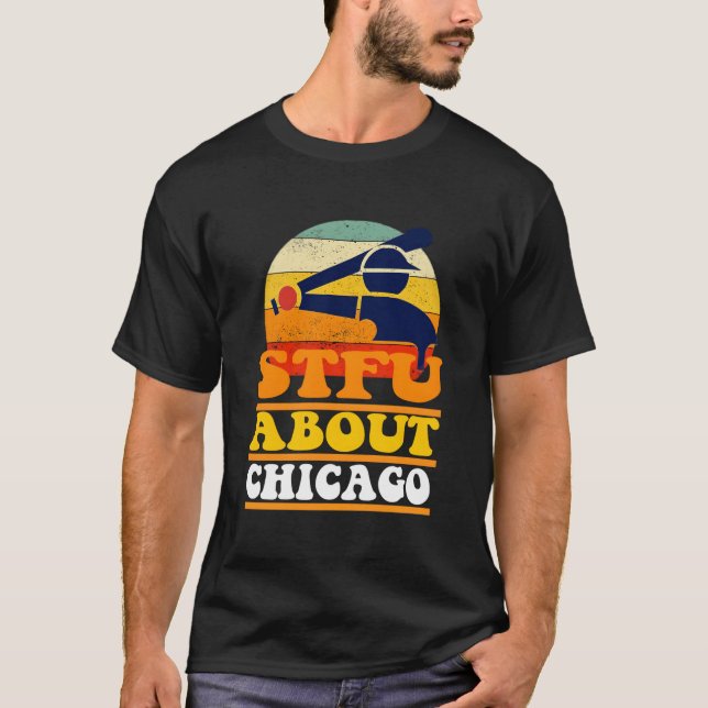 T-shirt Stfu À Chicago Southside Pour (Devant)