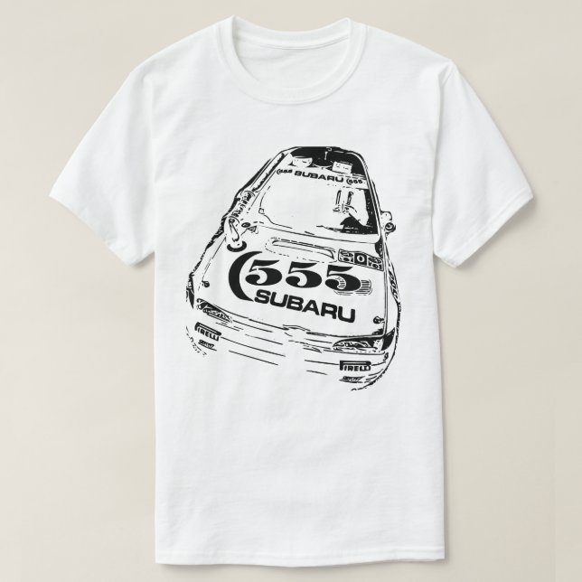T-shirt Sti de Subaru Impreza WRX d'image de vecteur (Design devant)