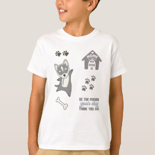 T-shirt Stick de chien mignon ensemble Alaska Husky Lover