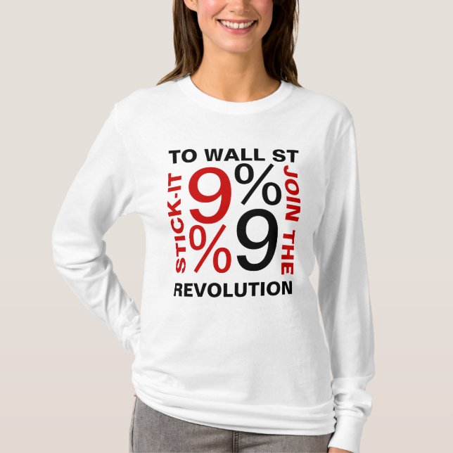 T-SHIRT STICK-IT À WALL STREET 99% (Devant)