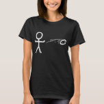 T-shirt Stick Man Jouer Disc Golf Funny Frisbee Golf<br><div class="desc">Stick Man Jouer Disc Golf Funny Frisbee Golfing Golfing</div>