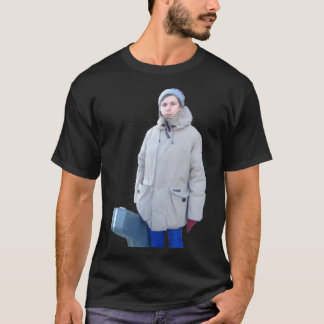 T-shirt Sticker à gros manteau Michael cera