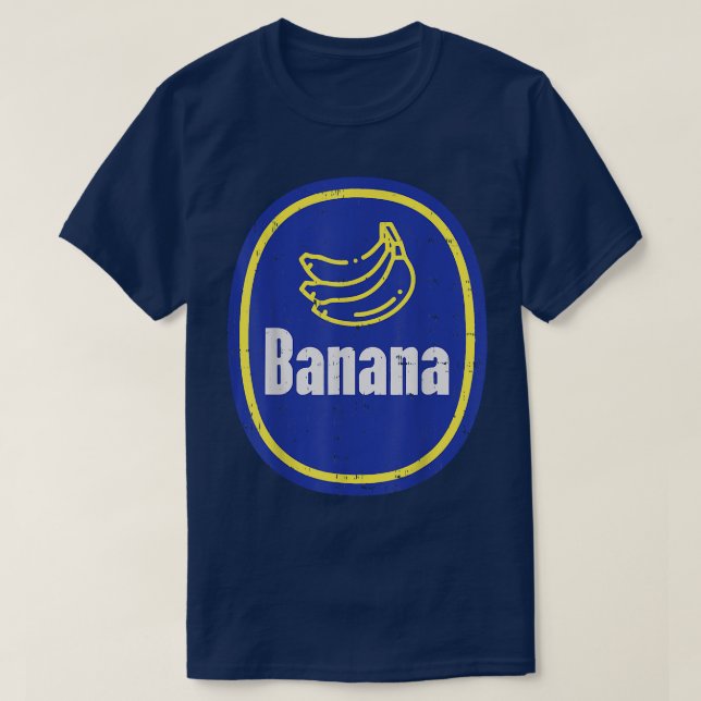 T-shirt Sticker Banana Funny Fruit Lazy do-it-yourself Eas (Design devant)