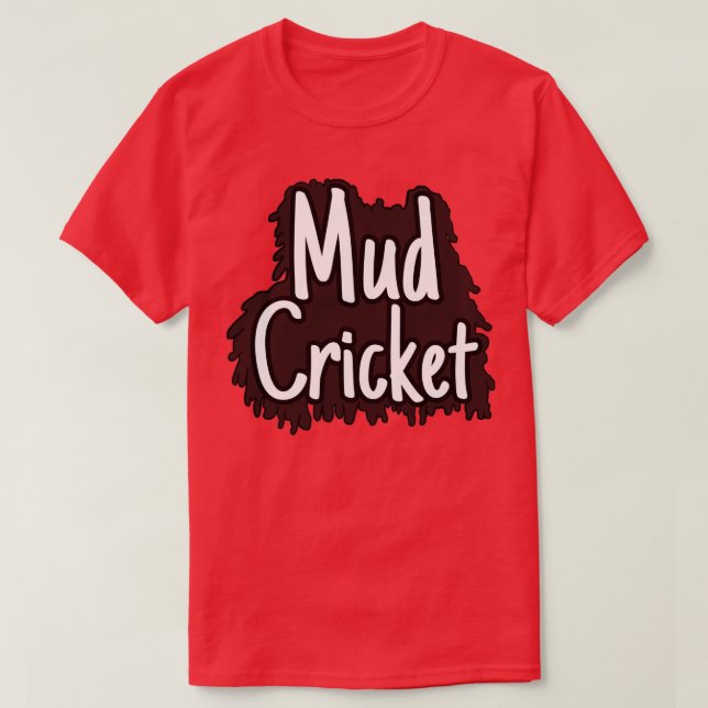 T-shirt Sticker cricket boue (Design devant)