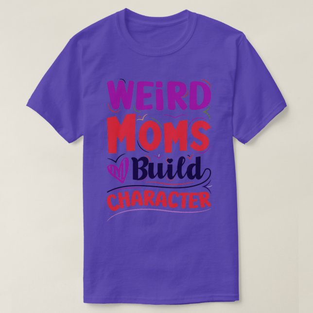 T-shirt Sticker de personnage de construction de mamans ét (Design devant)