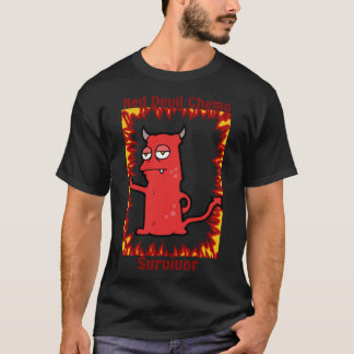 T-shirt Sticker de survie Red Devil Chemo.png