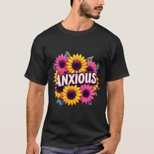 T-shirt Sticker de texte de tournesol nuisible